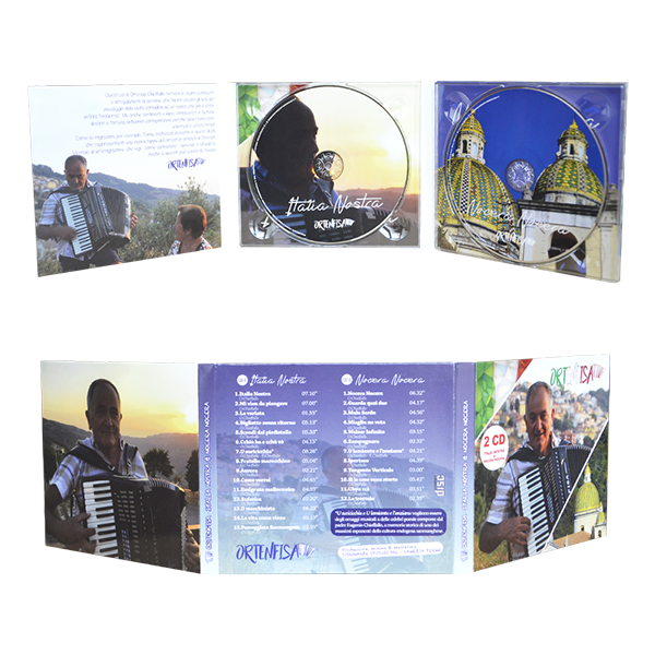 digipack 6 panels with 2 trays